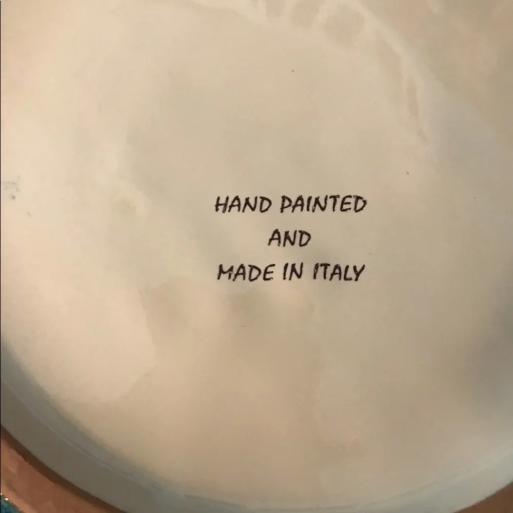 Gorgeous large hand painted pitcher. - Picture 4 of 4